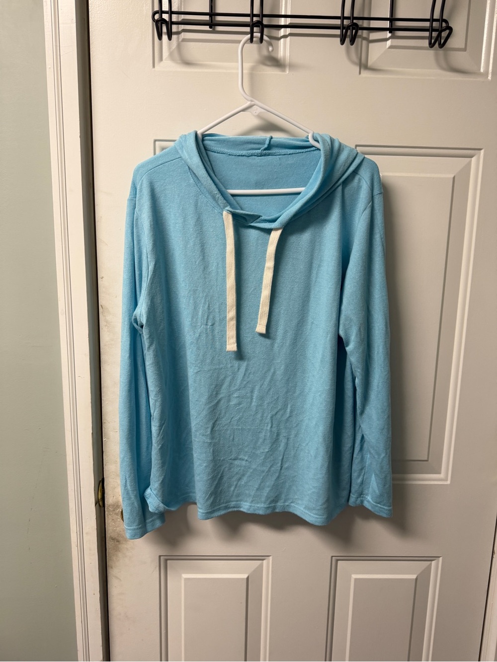 ZYIA Light Blue Crewneck Hoodie Sweater